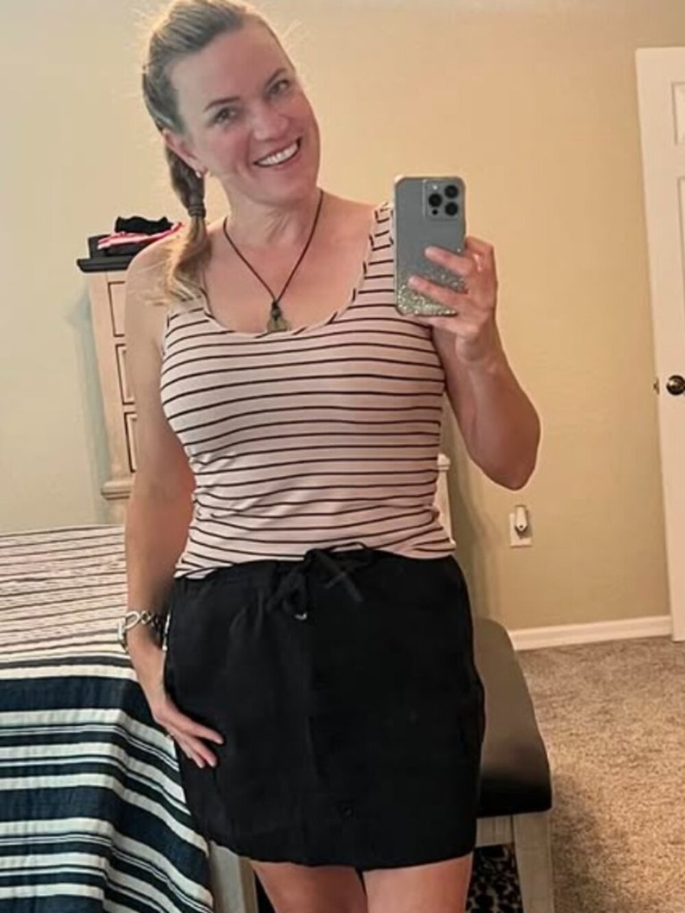 Cabi 4758 Striped Charm Top Fall 2024 XSmall EUC